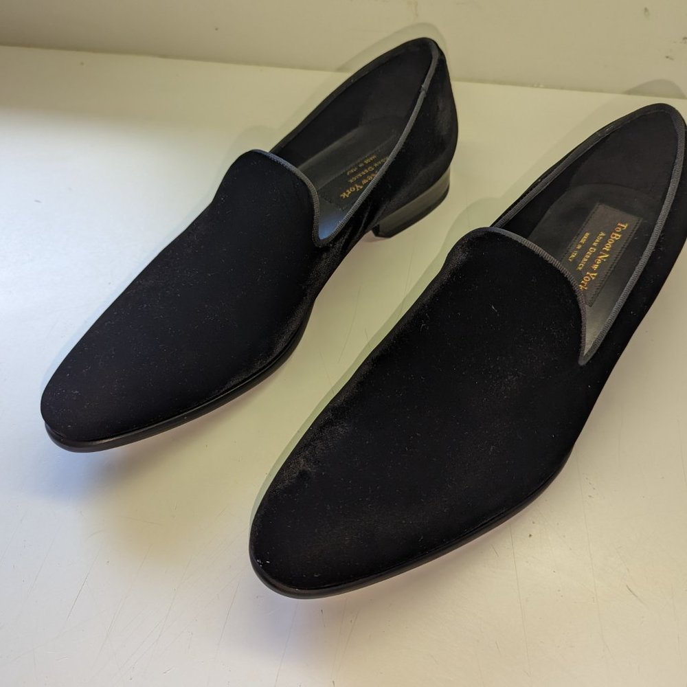 NIB To Boot New York Velvet Loafers Size 10 - Picture 2 of 7